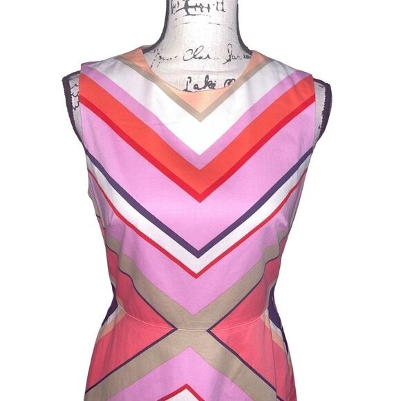 Maggy London multi-color dress 6 - Picture 3 of 4